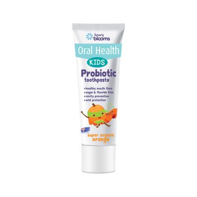 Henry Blooms Oral Health Kids Probiotic Toothpaste Super Organic Orange 50g